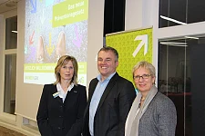 Mit Heike Sander, BARMER GEK Niedersachsen / Bremen und Thomas Altgeld, Landesvereinigung für Gesundheit, Akademie für Sozialmedizin