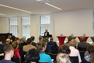 Senatorin Prof. Dr. Eva Quante-Brandt während der Veranstaltung 