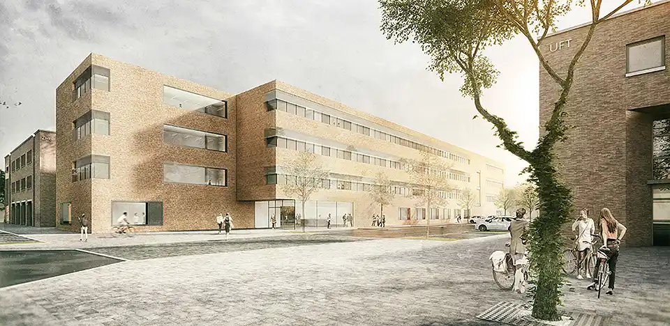 Ansicht / Eingang Leobener Straße / James-Watt-Straße