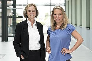 Karin Lochte und Antje Boetius (Foto: Alfred-Wegener-Institut / Kerstin Rolfes) 