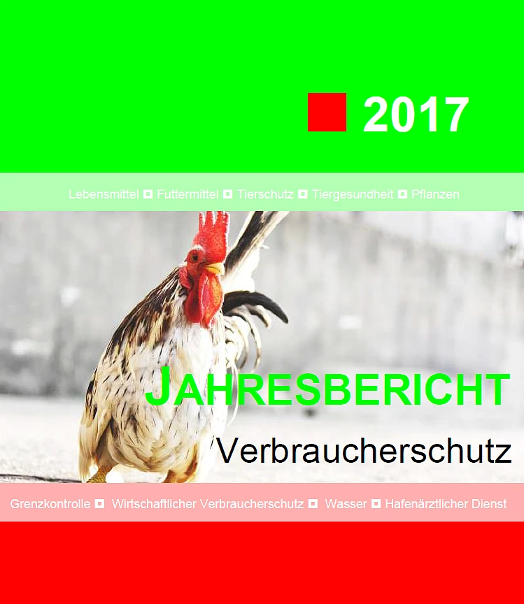 Deckblatt Jahresbericht Verbraucherschutz 204