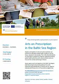 Es ist ein Poster mit Informationen zum Projekt zu sehen.