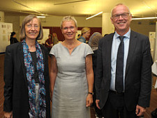 Sprachen die Grußworte (von links) Veronika Oechtering, Senatorin Prof. Eva Quante-Brandt, Unirektor Prof. Bernd Scholz-Reiter