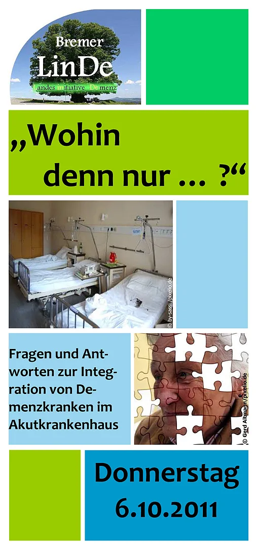 Titel des Flyers zum Fachtag Demenz