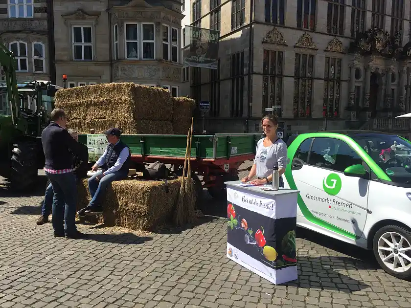 Bild des Informationsstandes Grossmarkt