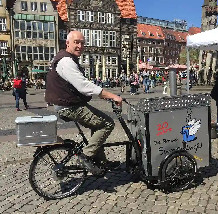 Bild eines Lastenrades der Suppenengel