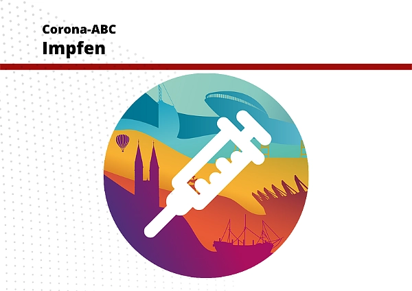 Es ist eine Spritze abgebildet.