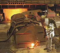 Hochofen der Arcelor Mittal Bremen