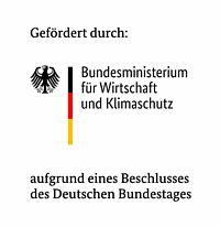 Gefördert durch das Bundesministerium für Wirtschaft und Klimaschutz aufgrund eines Beschlusses des Deutschen Bundestages