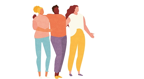 Illustration aus dem LAP mit Frauen unterschiedlichen Alters