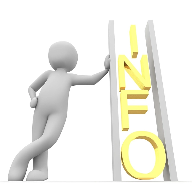 Es ist ein Männchen mit Fragezeichen zu sehen. 